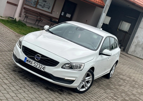 Volvo V60 cena 45400 przebieg: 195222, rok produkcji 2016 z Ostrołęka małe 121